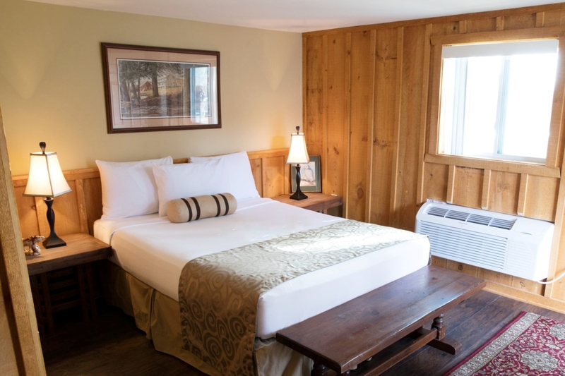 Interior of a Grange Valley cabin room